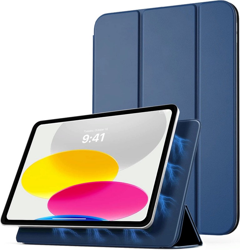 Чехол-книжка Smart Folio iPad 10.9" 2022г. (10-го поколения) Dark blue - Темно-синий