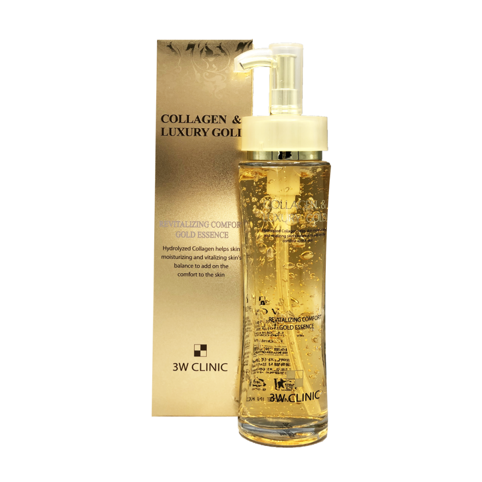 3W CLINIC Collagen & Luxury Gold Revitalizing Comfort Gold Essence Эссенция для лица