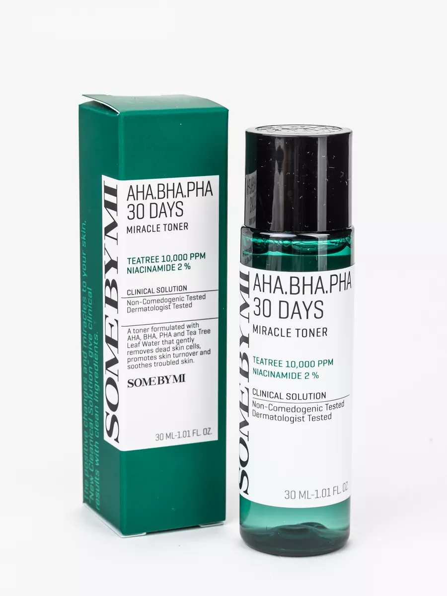 SOME BY MI AHA·BHA·PHA 30 DAYS MIRACLE TONER Очищающий тонер для лица с кислотами 30 мл