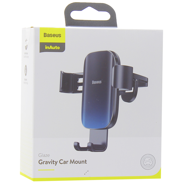 Автомобильный держатель Baseus Glaze Gravity Car Mount универсальный в решетку SUYL-LG01 Черный