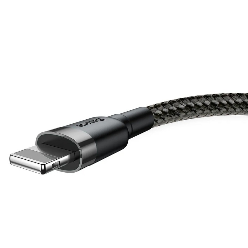 USB дата-кабель Baseus Cafule cable for Lightning (CALKLF-RG1) (3.0 м) Gray-Black