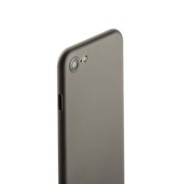 Чехол-накладка супертонкая для iPhone SE (2020г.)/ 8/ 7 (4.7) 0.3mm пластик в техпаке Дымчатый матовый