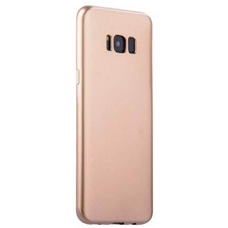 Чехол-накладка силиконовый J-case Shiny Glazed Series 0.5mm для Samsung GALAXY S8+ SM-G955 Jet Gold Золотистый