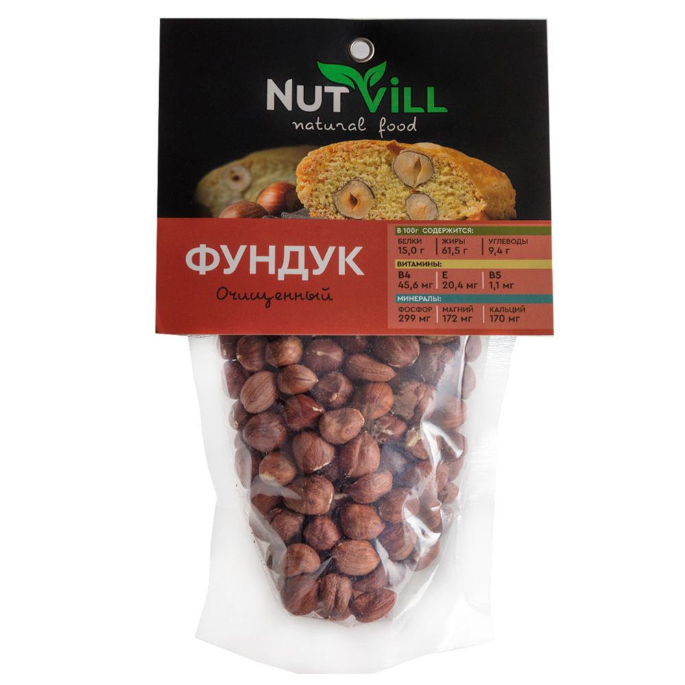 Ядра фундука NutVill 130 г