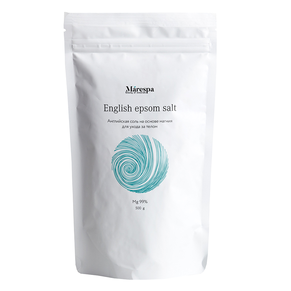 Соль для ванны "English epsom salt" на основе магния Marespa 500 г