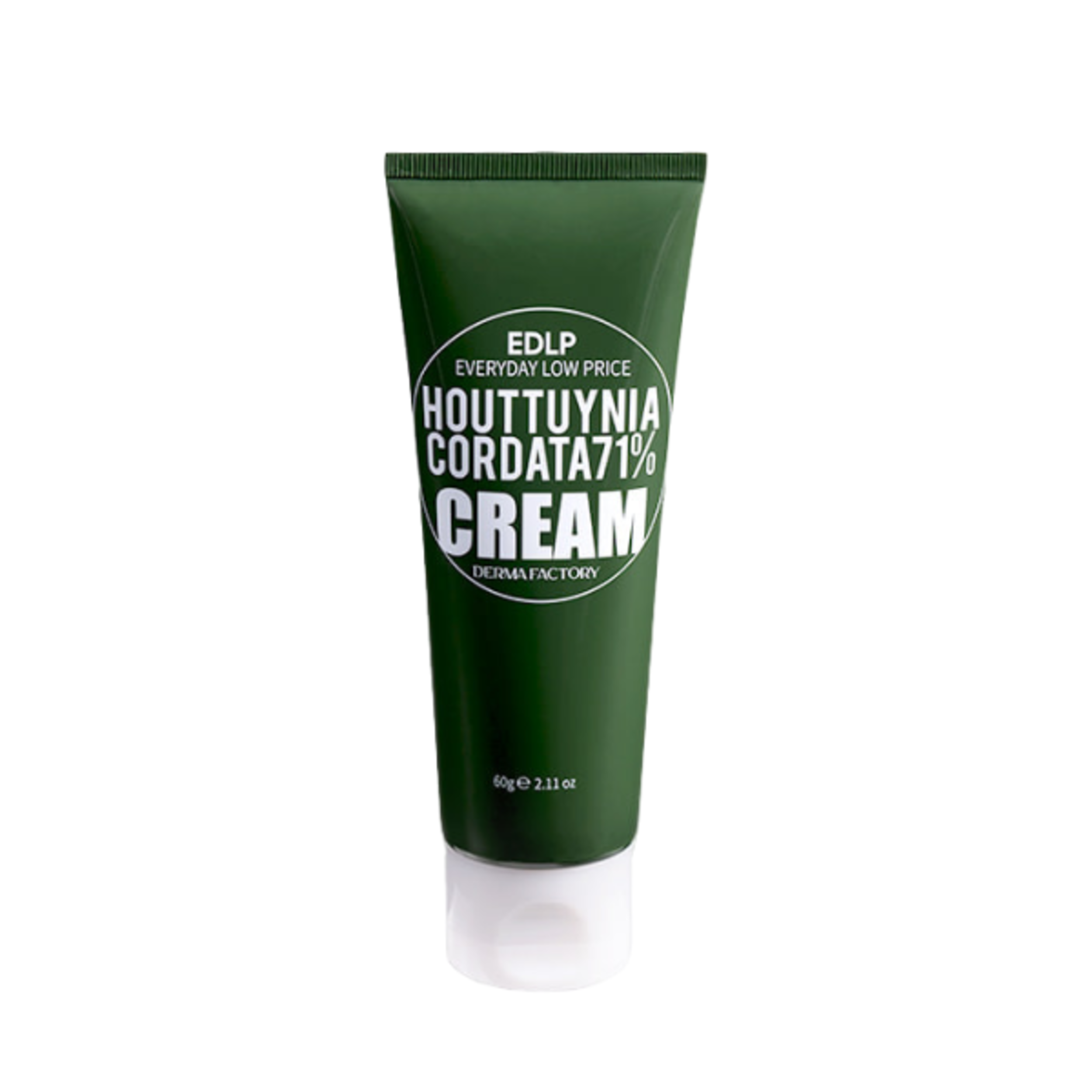 Derma Factory Крем увлажняющий для лица с экстрактом хауттюйнии - Houttuynia cordata 71% cream, 60г