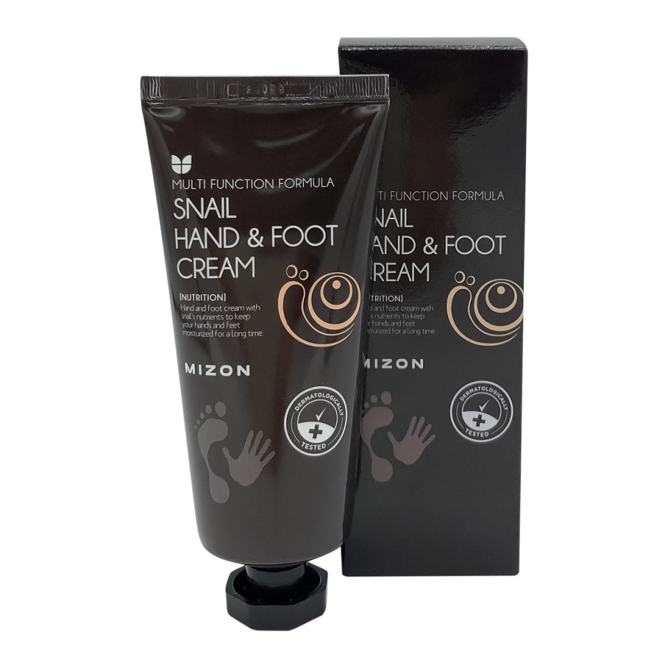 MIZON SNAIL HAND & FOOT CREAM Крем для рук и ног с муцином улитки 100мл