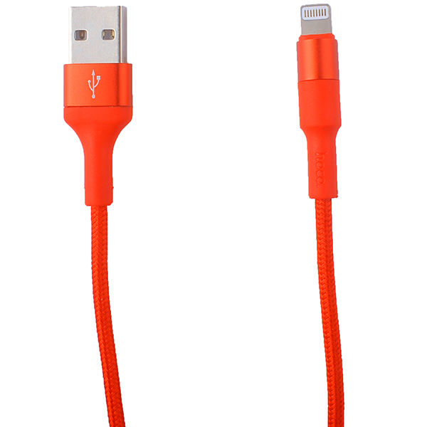 USB дата-кабель Hoco X26 Xpress charging data cable Lightning (1.0 м) Red