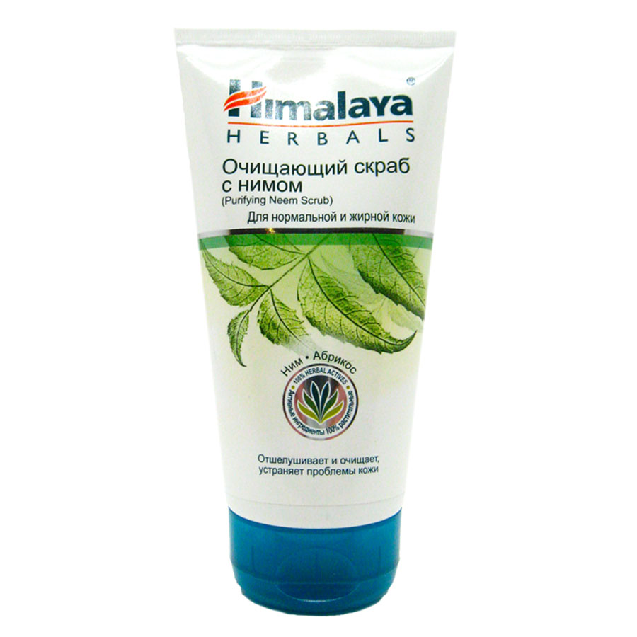 Скраб для жирной кожи с нимом (face scrub) Himalaya | Хималая 75мл