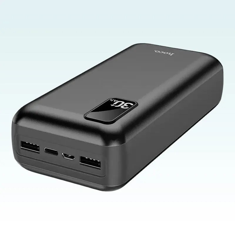 Аккумулятор внешний универсальный Hoco DB34B 30000 mAh Serenity digital display large capacity power bank (2USB:5V-2A)