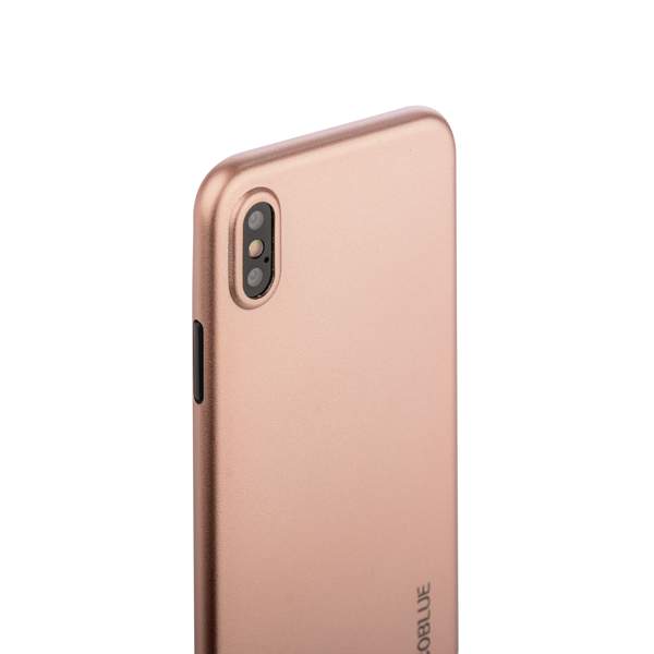 Чехол-накладка супертонкая Coblue Slim Series PP Case & Glass (2в1) для iPhone XS/ X (5.8") Розовый