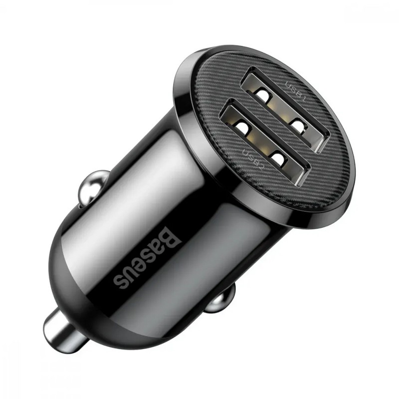 Разделитель автомобильный Baseus Grain Pro Car Charger (2USB: 5V & 4.8A) CCALLP-01 Черный