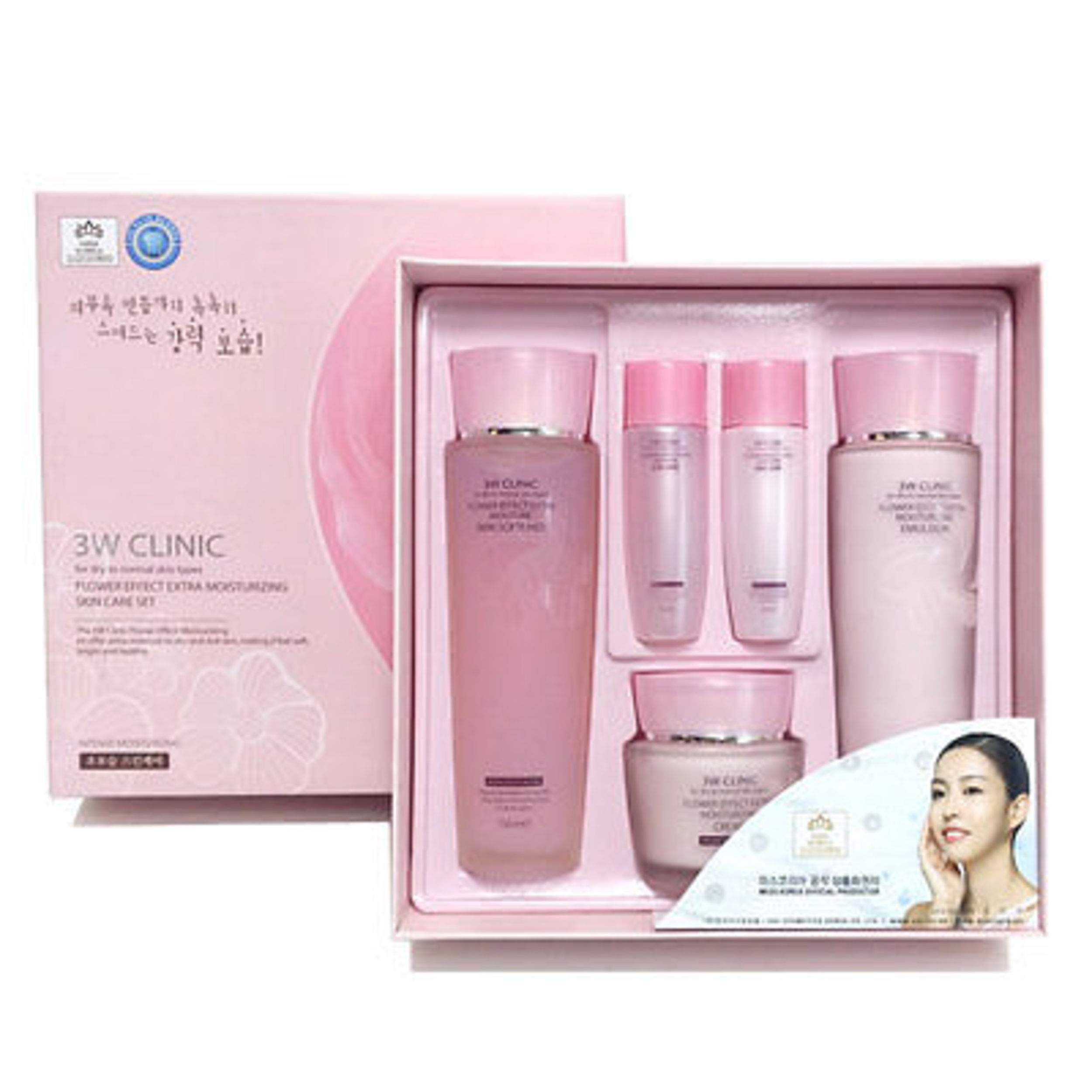 Набор для лица. Набор 3w Clinic Flower Effect Extra Moisturizing. [3w Clinic] увлажнение/набор для лица Flower Effect Extra Moisturizing 3 Kit Set. 3w Clinic Flower Effect Extra Moisture Skin Care. Snail moist Control Skin Care 3 Kit Set.