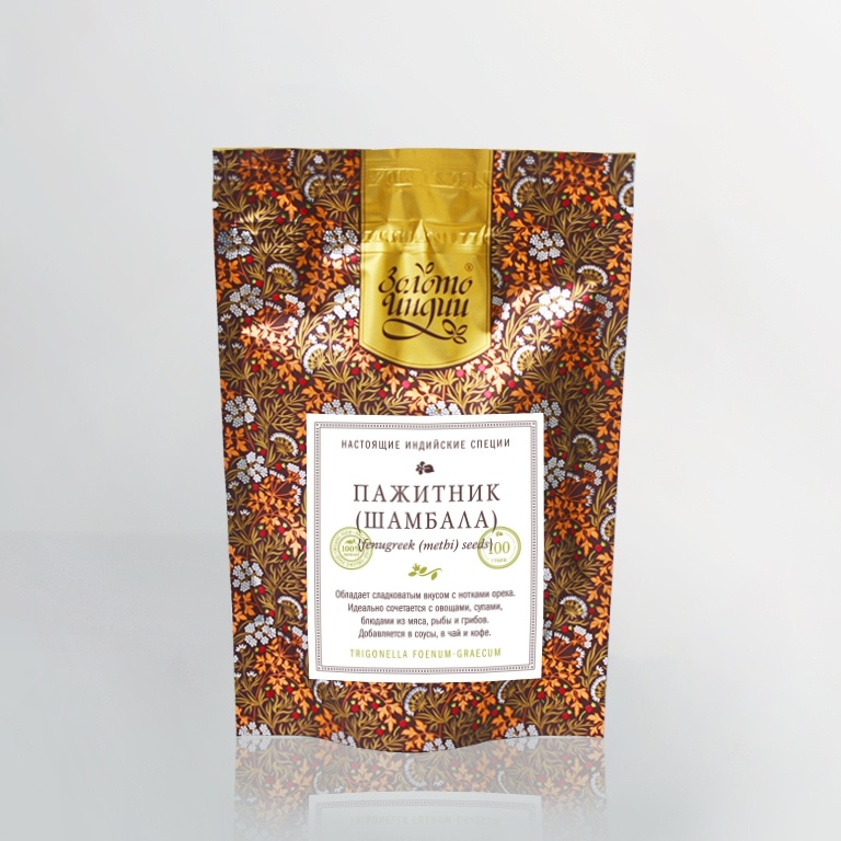 Пажитник/Шамбала семена (Fenugreek Seeds) 100 г