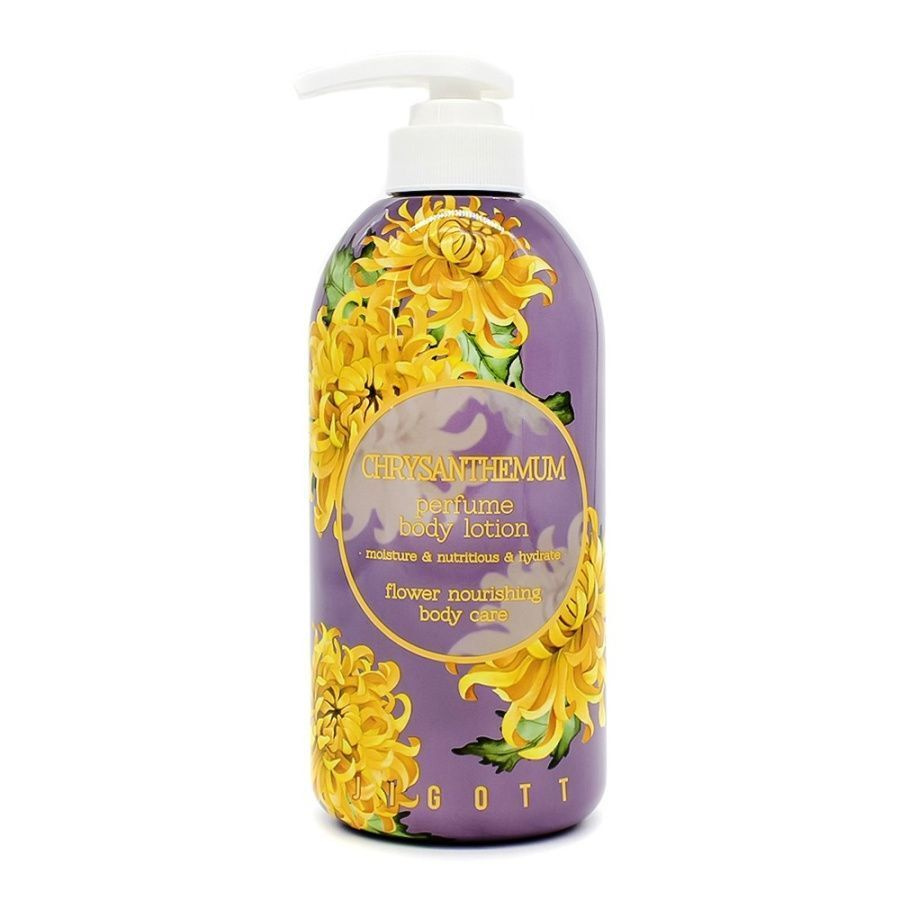 Jigott Chrysanthemum Perfume Body Lotion Парфюмированный лосьон для тела с экстрактом хризантемы  500мл