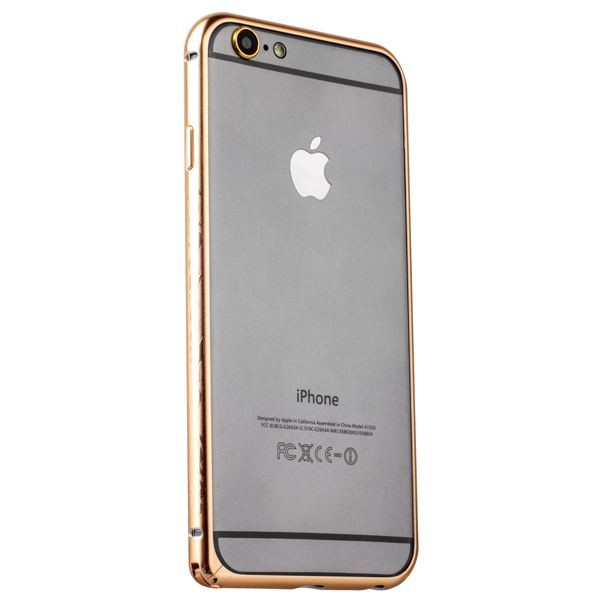 Бампер металлический iBacks Flame Aluminium Bumper for iPhone 6s/ 6 (4.7) - (ip60079) Champagne Gold - Золото