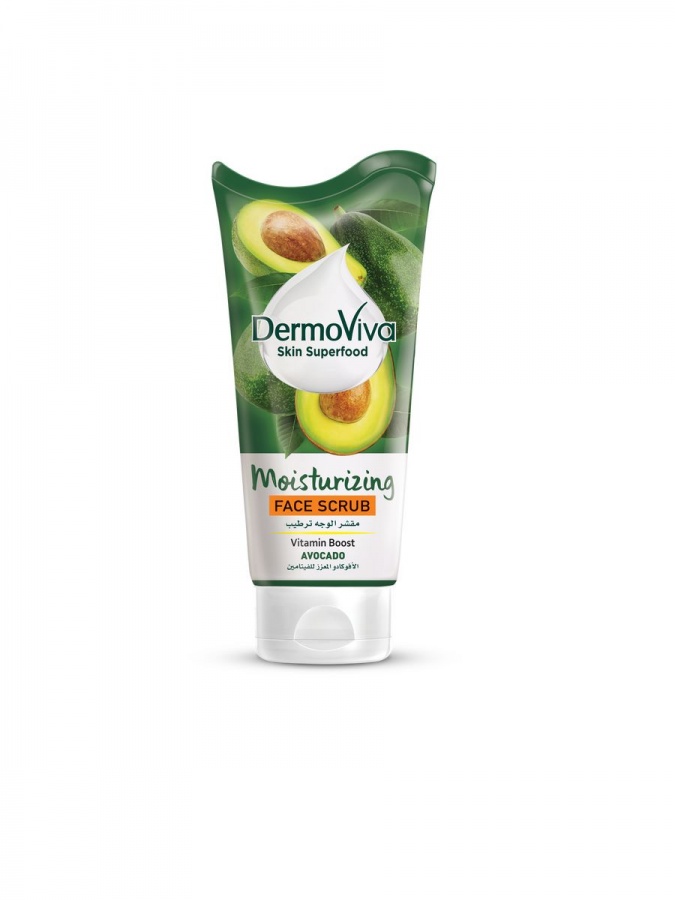 DABUR  Dermoviva Skin Superfood Avocado Moisturizing Face Scrub Скраб для кожи лица увлажняющий 150г