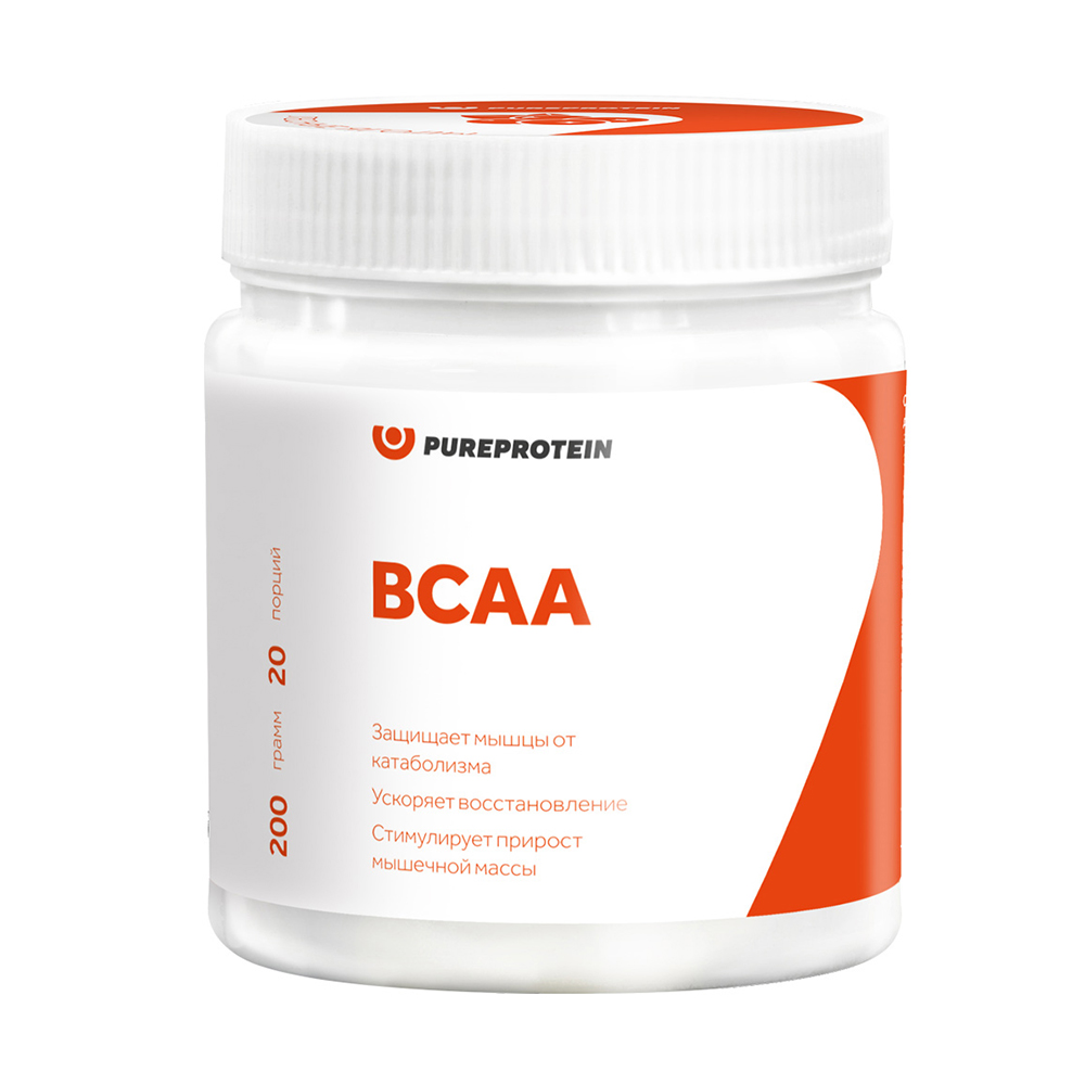 BCAA со вкусом зелёного яблока Pure Protein, 200 г