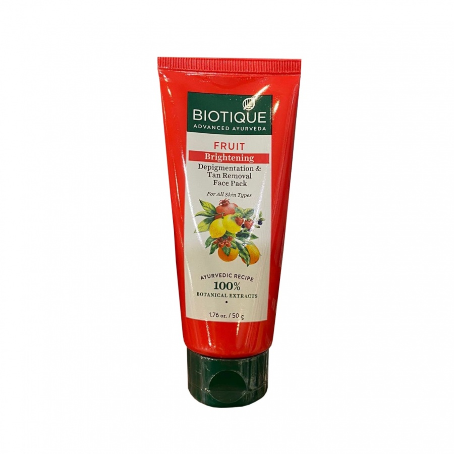 Biotique BIO FRUIT FACE PACK Маска для лица на основе фруктовых соков 50г