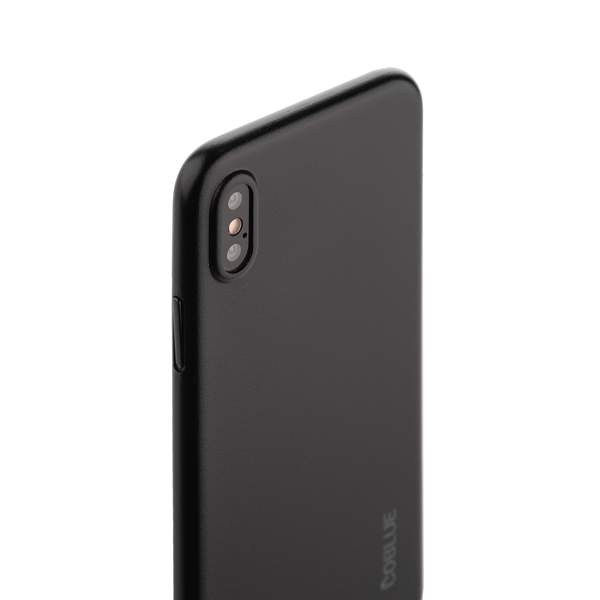 Чехол-накладка супертонкая Coblue Slim Series PP Case & Glass (2в1) для iPhone XS/ X (5.8") Черный