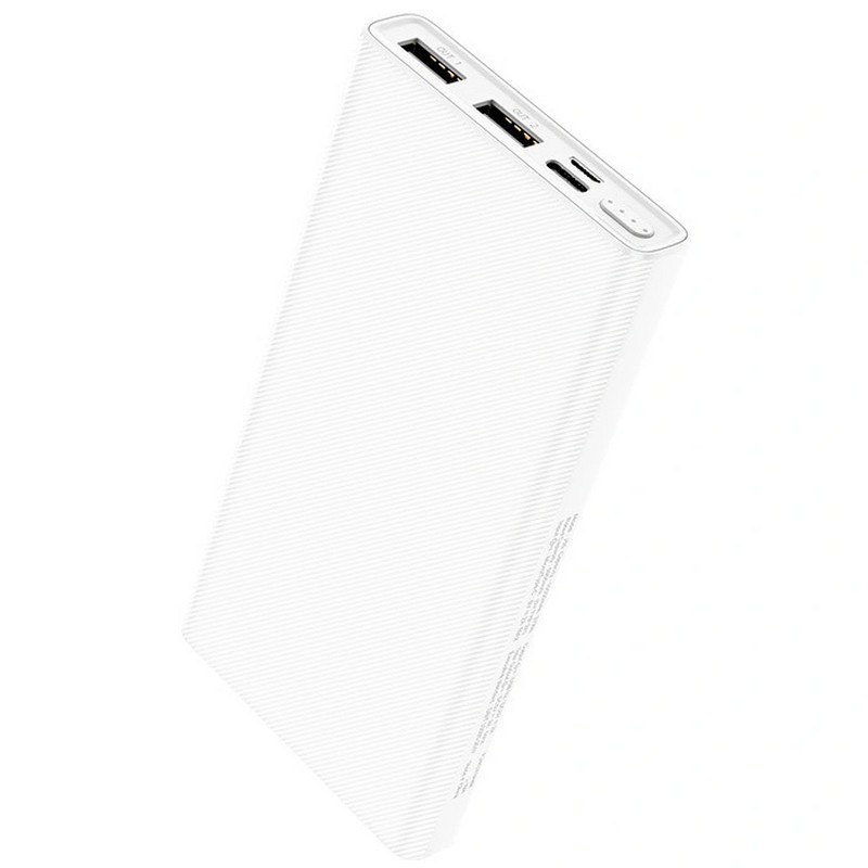 Аккумулятор внешний универсальный Hoco J55 10000 mAh Neoteric mobile power bank (2USB:5V-2.0A Max) Белый