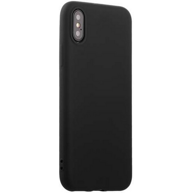 Чехол-накладка силиконовый J-case Delicate Series Matt 0.5mm для iPhone XS/ X (5.8") Черный