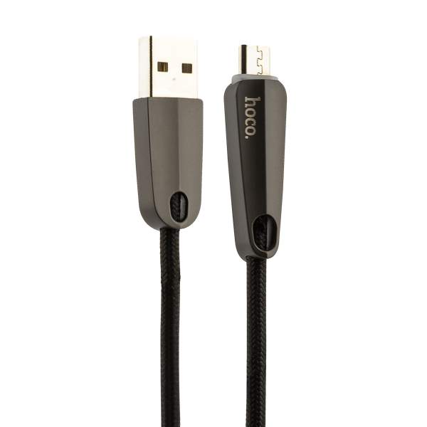 USB дата-кабель Hoco U35 Space shuttle smart power off MicroUSB (1.2 м) Black