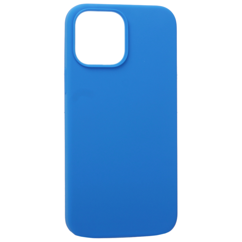 Накладка силиконовая MItrifON для iPhone 14 Pro Max (6.7") без логотипа Синий №70