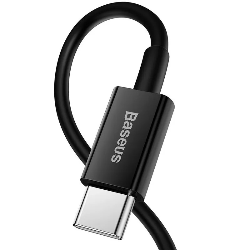 USB дата-кабель Baseus Superior Series Fast Charging Data Cable Type-C - Lightning 20W (CATLYS-A01) 1.0м Черный