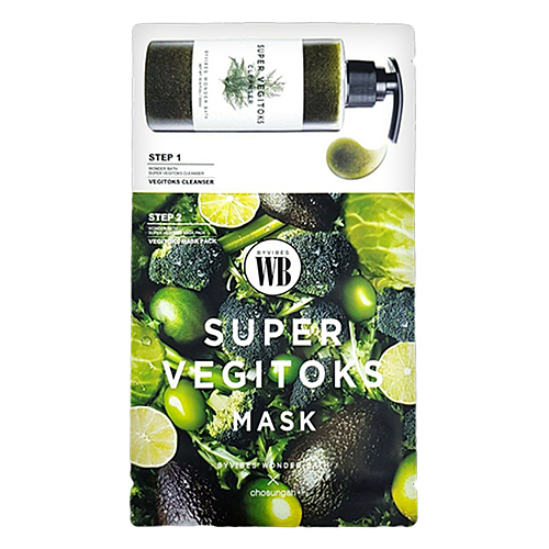 Wonder Bath Система 2-х ступенчатая с детокс - Chosungah by vibes super vegitoks mask, 25мл