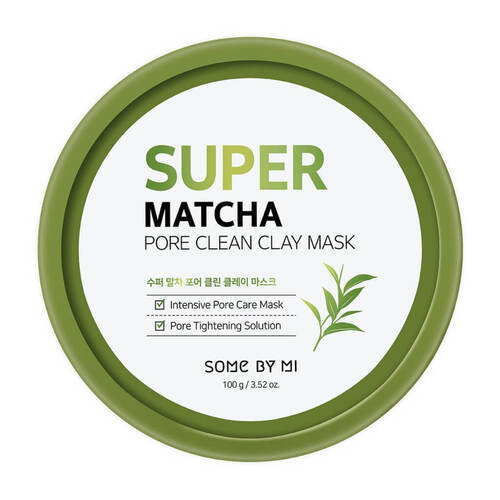 SOME BY MI SUPER MATCHA PORE CLEAN CLAY MASK Очищающая глиняная маска для лица с экстрактом чая матч