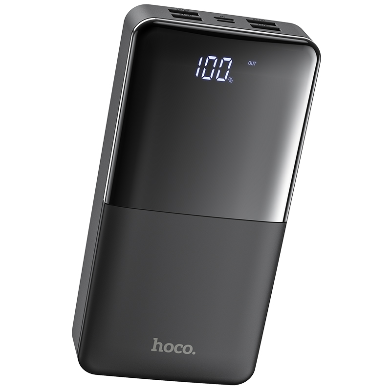 Аккумулятор внешний универсальный Hoco J42B 30000 mAh High power mobile power bank (4USB:5V-2.0A Max) Черный