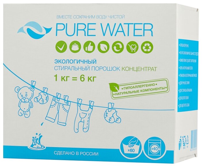 Стиральный порошок Pure Water 1000 г