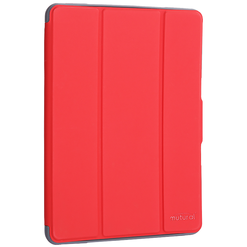 Чехол-подставка Mutural Folio Case Elegant series для iPad 7-8 (10,2") 2019-20г.г. кожаный (MT-P-010504) Красный