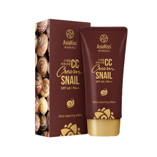 AsiaKiss Крем CC с муцином улитки – Snail CC cream, 60мл