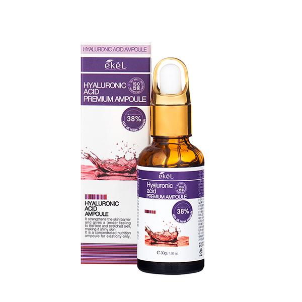 EKEL Premium Ampoule Hyaluronic Acid Ампульная сыворотка для лица с гиалуроновой кислотой