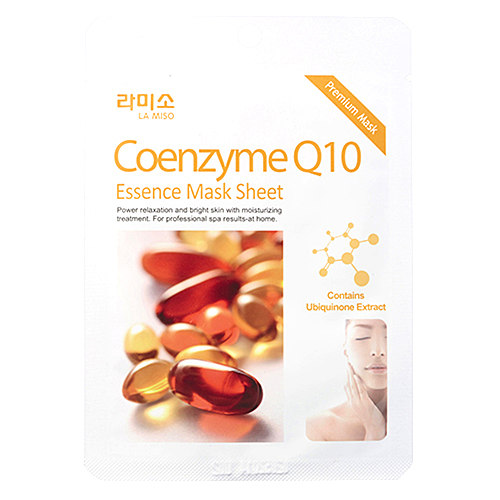 La Miso Маска с экстрактом коэнзима Q10 - Coenzyme Q10 essence mask sheet, 21г