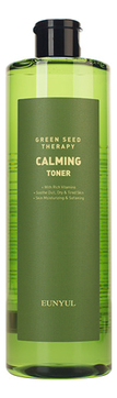 EUNYUL Green Seed Therapy Calming Toner Успокаивающий тонер для лица с экстрактами зеленых плодов 500мл