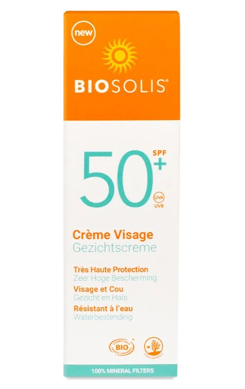 Крем солнцезащитный для лица SPF 50+ BIOSOLIS 50 г