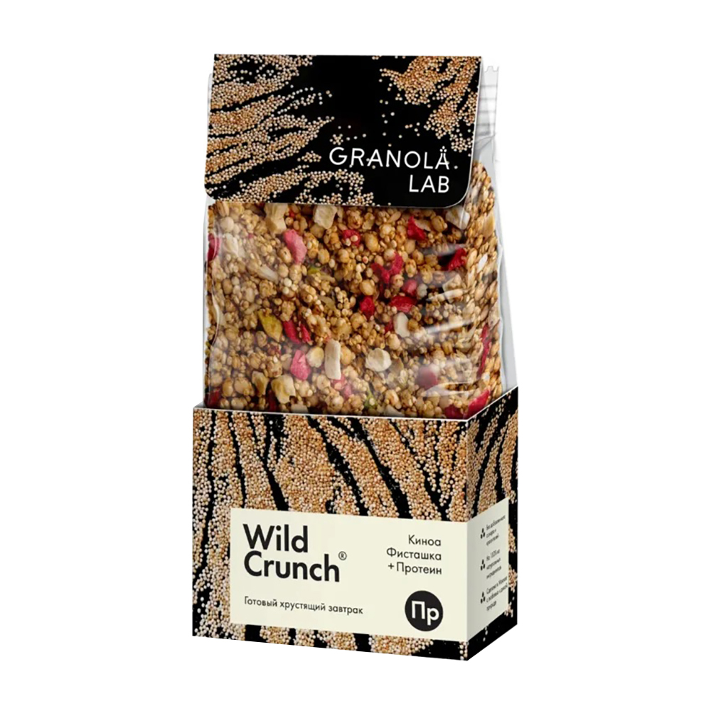 Кранч-гранола "Киноа, фисташка, протеин" Granola.Lab, 260 г