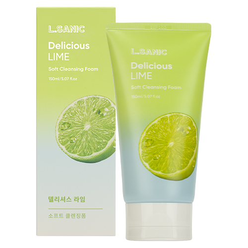 L.Sanic Delicious Lime Soft Cleansing Foam Очищающая пенка для умывания с экстрактом лайма 150мл