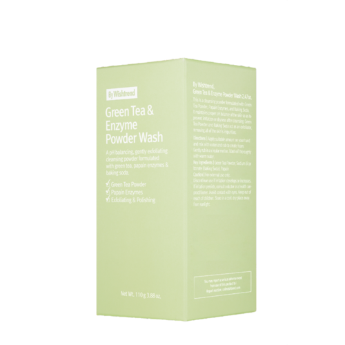 By Wishtrend Пудра энзимная с зелёным чаем - Green tea & enzyme powder wash, 110г