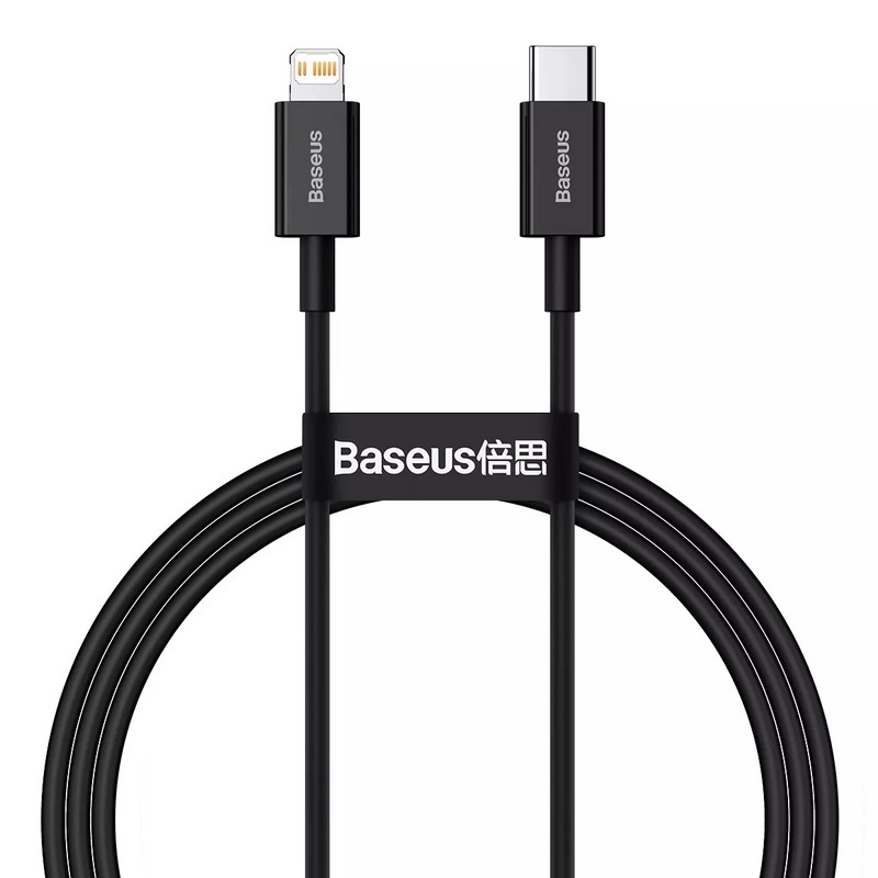 USB дата-кабель Baseus Superior Series Fast Charging Data Cable Type-C - Lightning 20W (CATLYS-C01) 2.0м Черный