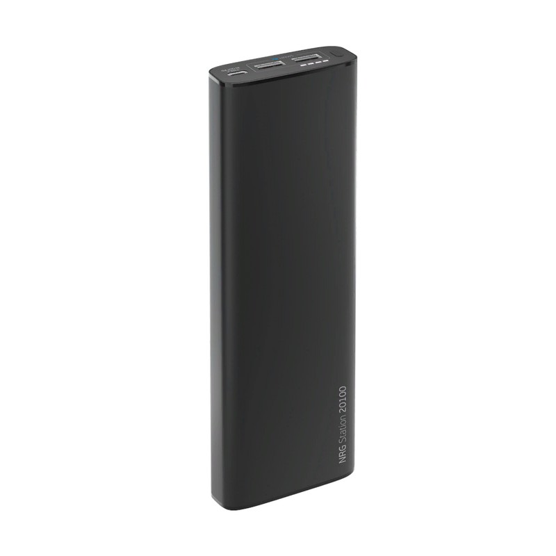 Аккумулятор внешний универсальный Deppa NRG Station 20100 mAh - 45W D-33540 (2USB: 5V-2.4A) Черный