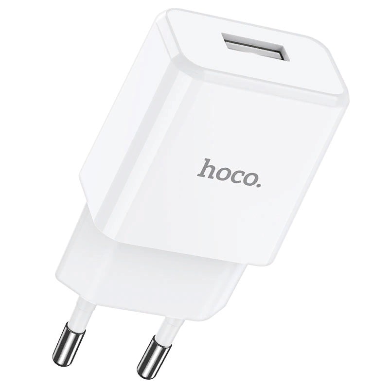 Адаптер питания Hoco N9 Especial single port charger Apple&Android (USB: 5V max 2.1A) Белый