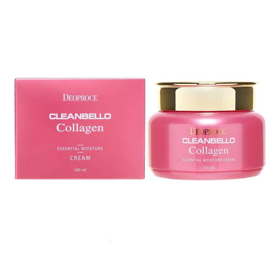 DEOPROCE CLREANBELLO COLLAGEN ESSENTIAL MOISTURE CREAM Увлажняющий крем для лица с коллагеном