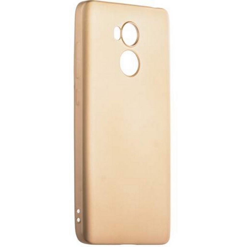 Чехол-накладка силиконовый J-case Delicate Series Matt 0.5mm для Xiaomi Redmi 4 Pro/ 4s (5.0") Золотистый