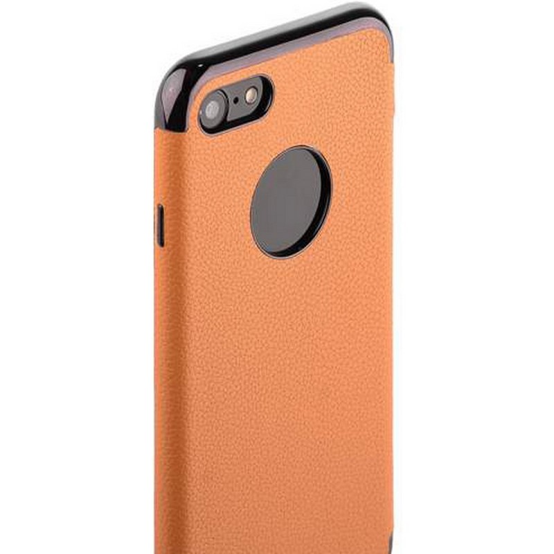 Чехол-накладка силиконовый J-case Jack Series (с магнитом) для iPhone SE (2020г.)/ 8/ 7 (4.7") Светло-коричневый