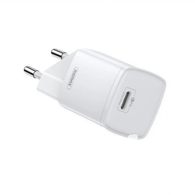 Адаптер питания Remax RP-U75 Crown mini PD charger (Type-C: 5V max 3.0A/ 20Вт) Белый