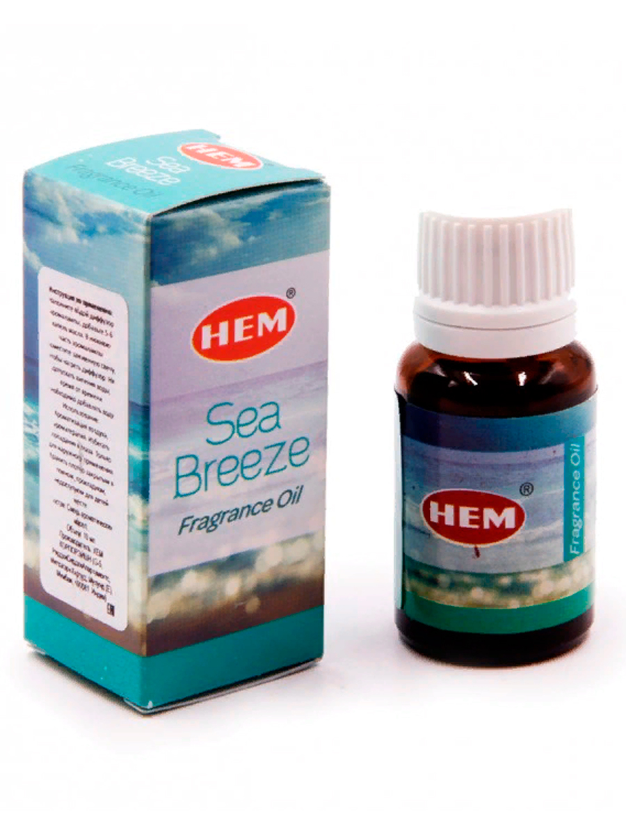 Hem Fragrance Oil Sea Breeze Ароматическое масло Морской Бриз 10мл